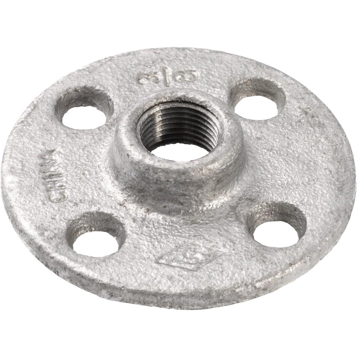 Southland 3/8 In. Galvanized Malleable Iron Floor Flange Fitting