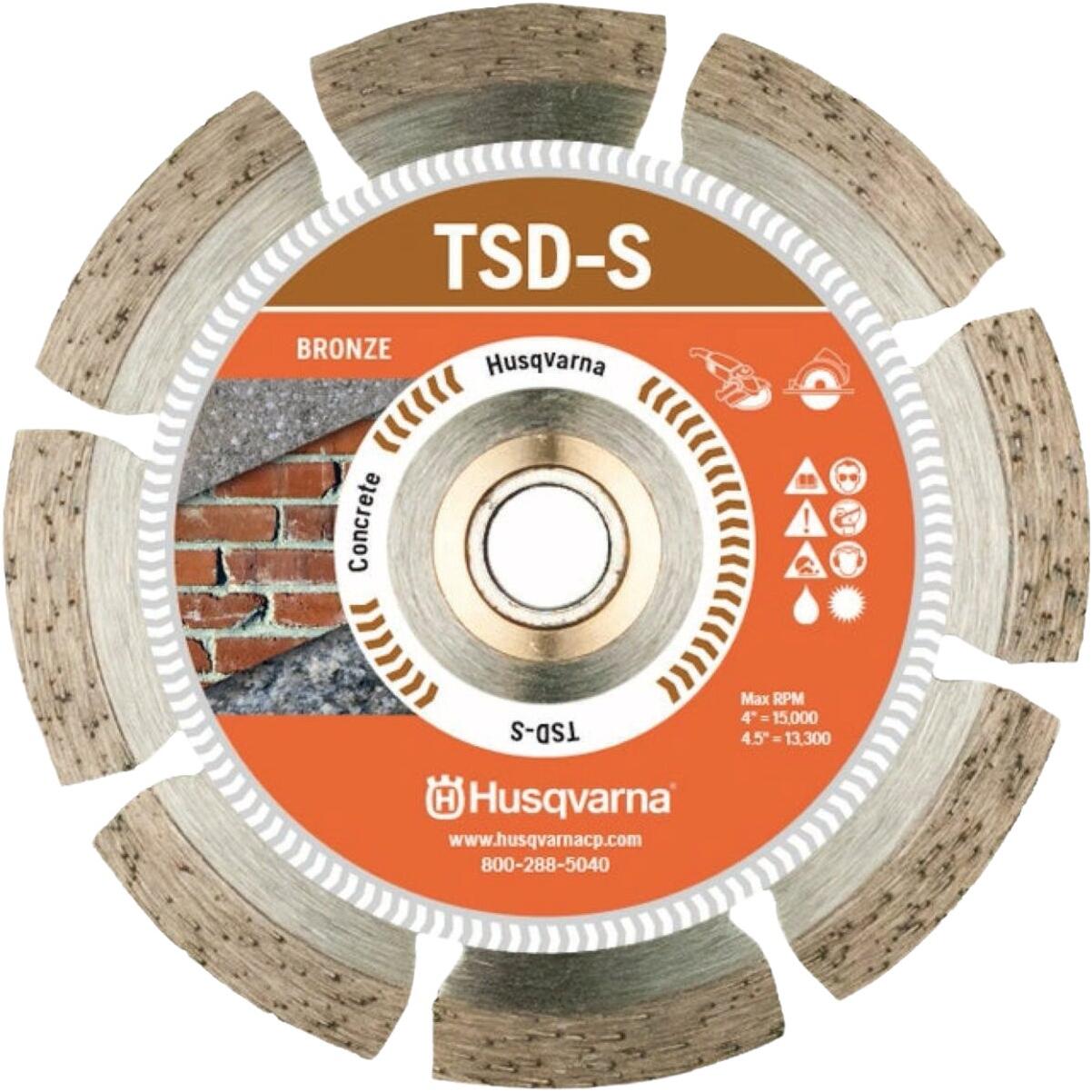Husqvarna 7 In. Dri Disc Tacti-S Segmented Rim Diamond Blade