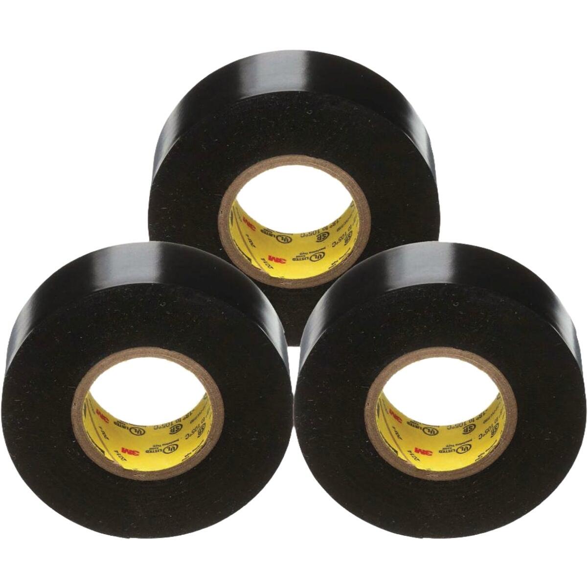 3M Temflex 1700 Vinyl Electrical Tape , 3/4 in x 60 ft x 7 mil