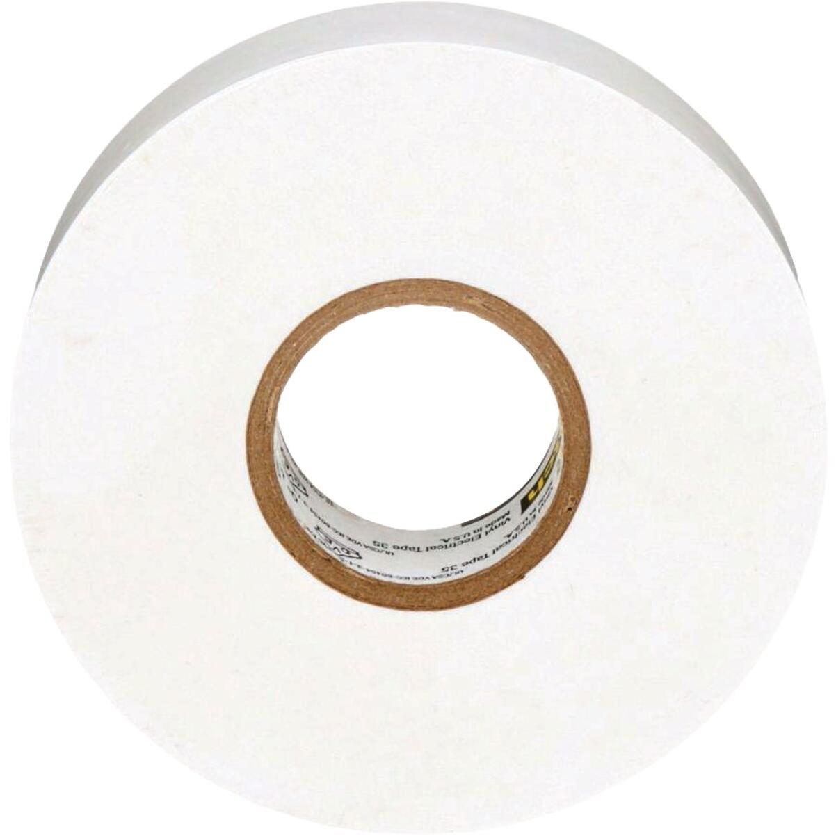 Scotch #35 3/4 In. x 66 Ft. White Vinyl Electrical Tape