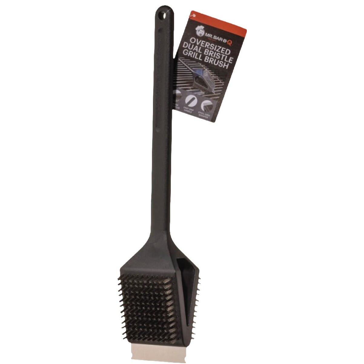 Mr. Bar-B-Q Oversized Dual Bristle Head Grill Brush
