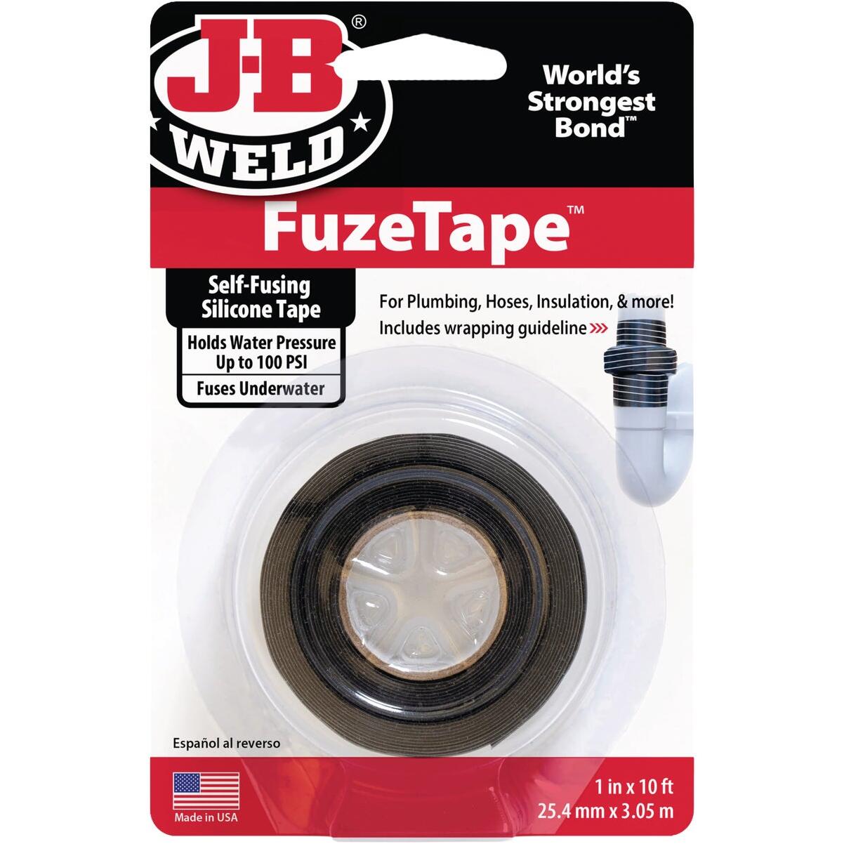 J-B Weld FuzeTape 10 Ft. Self-Fusing Silicone Tape