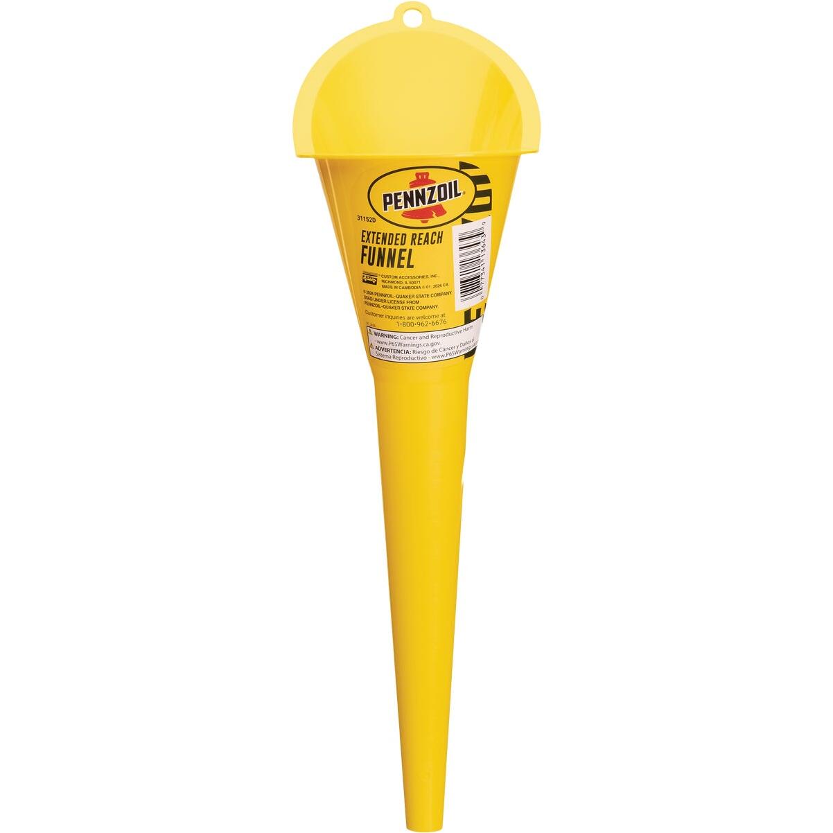 Pennzoil Extended Reach Funnel
