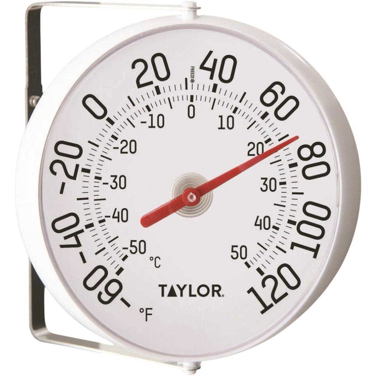 Taylor 5.25 In. Indoor/Outdoor Thermometer with Bracket