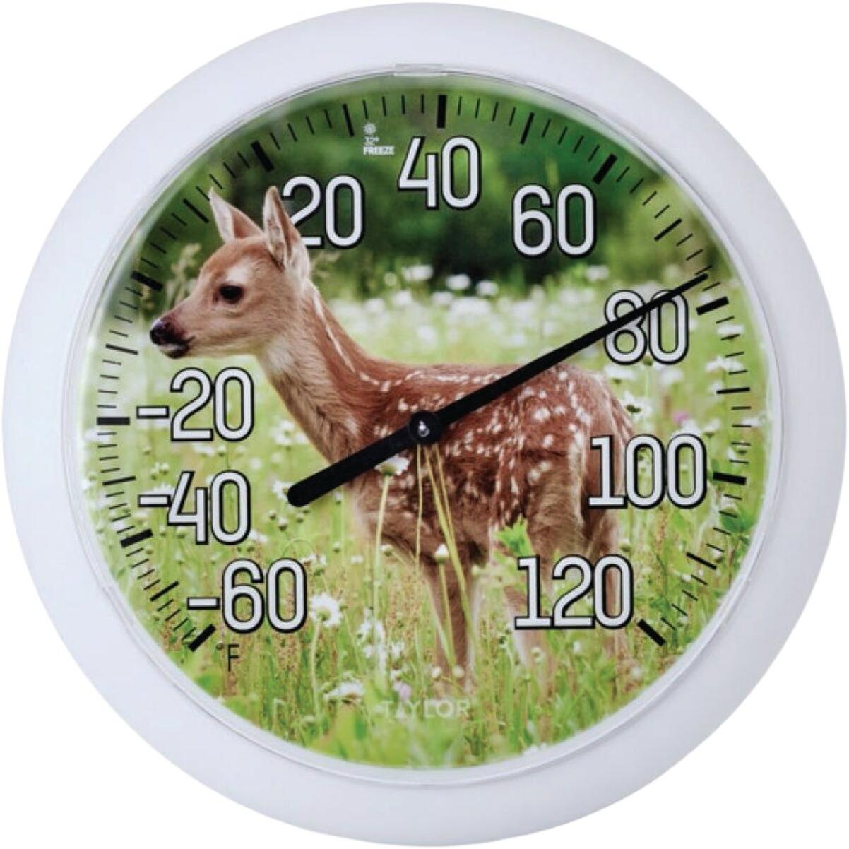 Taylor 8.5 In. Fawn Patio Dial Thermometer