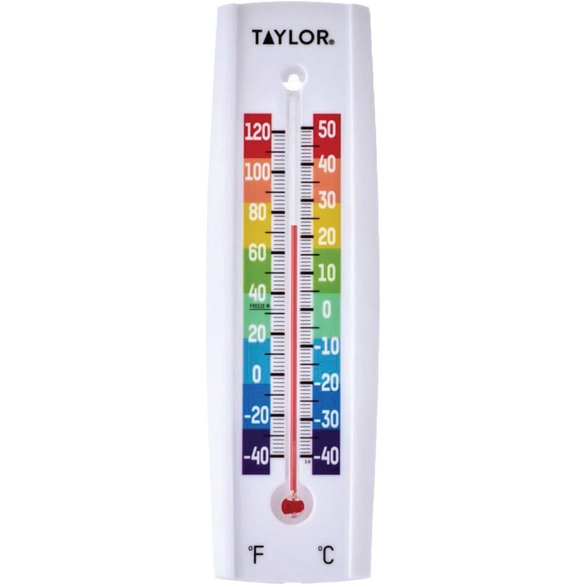 Taylor Wall Tube thermometer with Key Holder