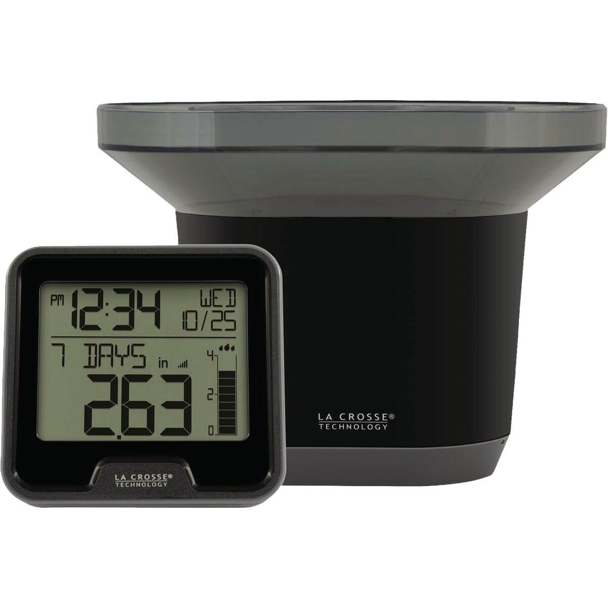 La Crosse Technology Digital Rain Gauge with Indoor Temperature