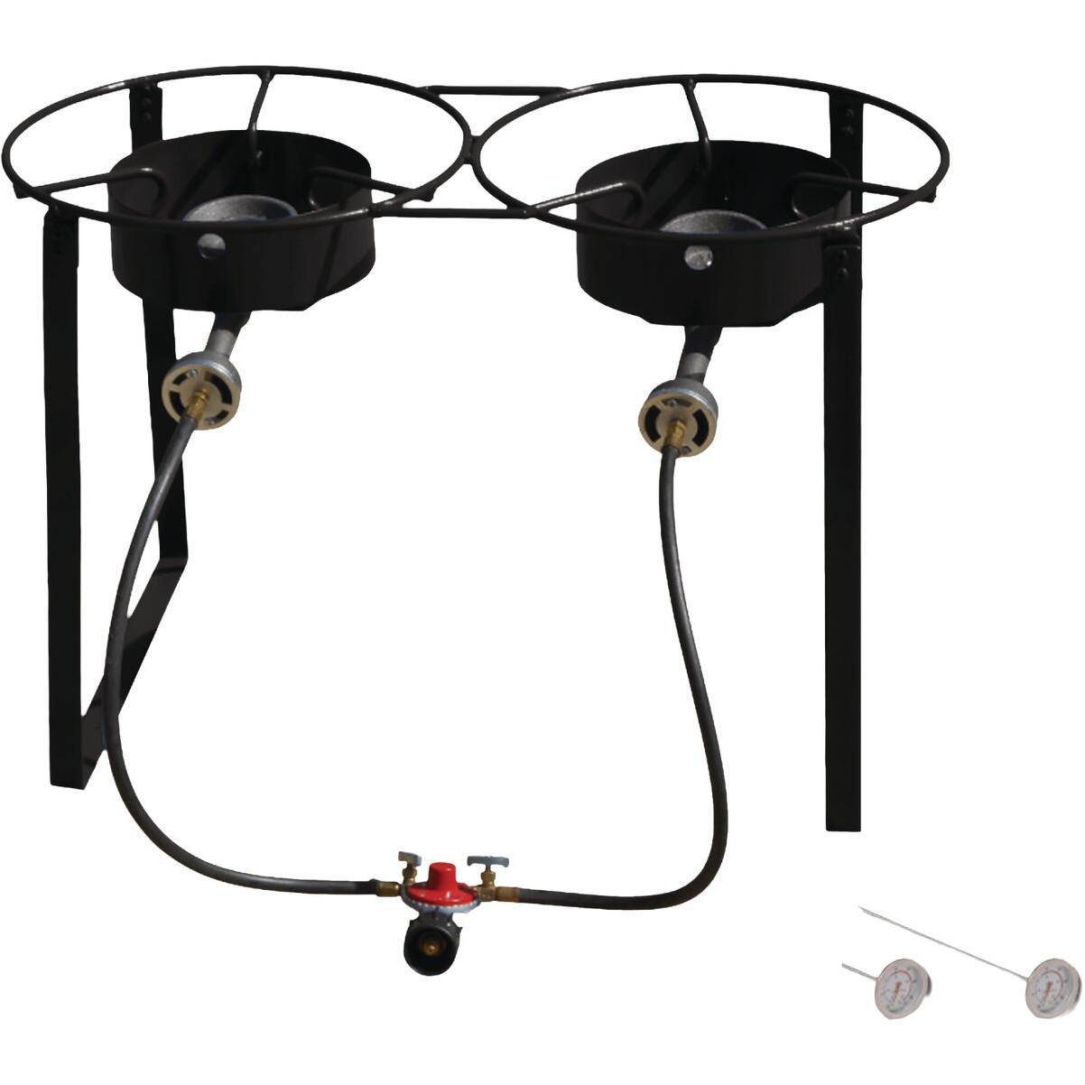 King Kooker 54,000 BTU 2-Burner Portable Propane Camp Stove