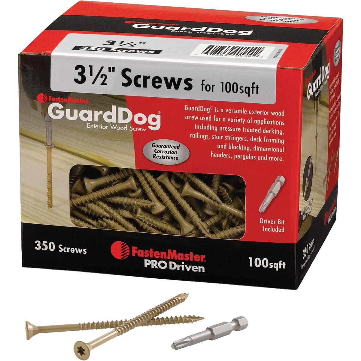 FastenMaster GuardDog 3-1/2 In. Deck Screw (350-Count)