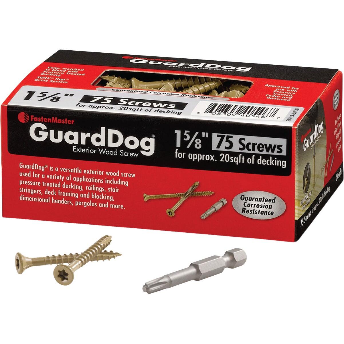 FastenMaster GuardDog 1-5/8 In. Deck Screw (75-Count)