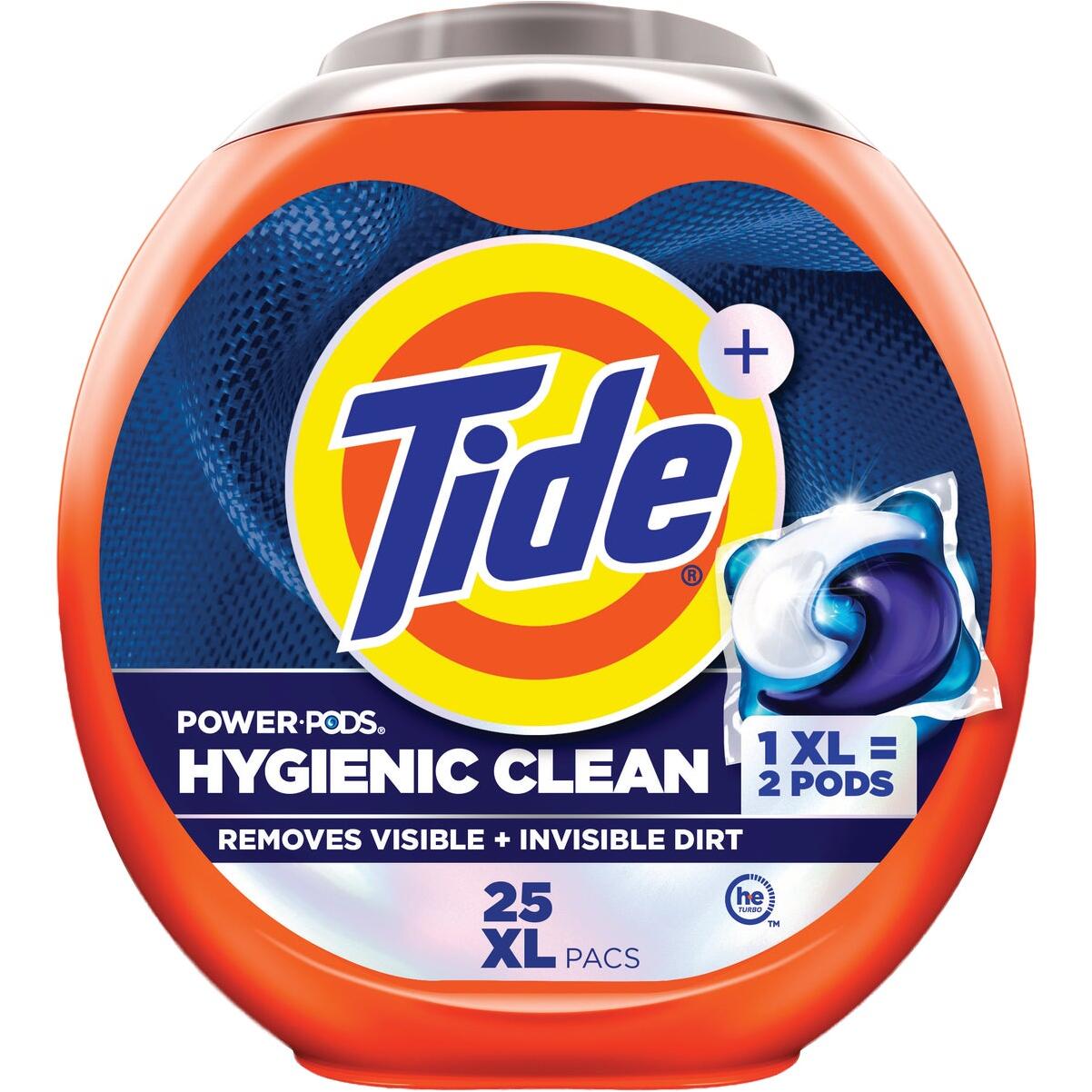 Tide Power Pod HD Hygienic Laundry Detergent (25-Count)
