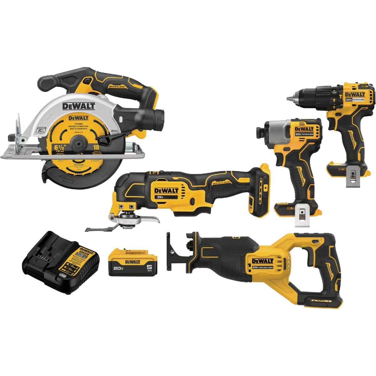 DEWALT 20V MAX 5-Tool Combo Kit