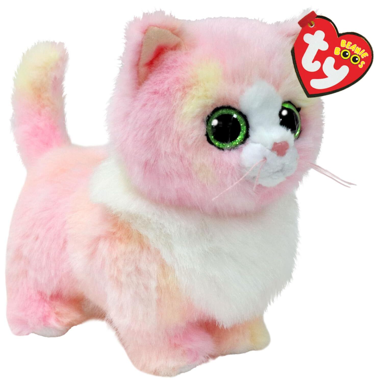 TY BEANIE BOOS LADY GATO ROSA