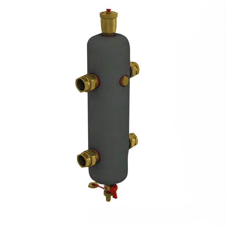 Բաժանիչ հիդրավլիկ ջերմամեկուսիչ պատյանով ներքին պարուրակով 1" 1/2 Giacomini-R146IY007