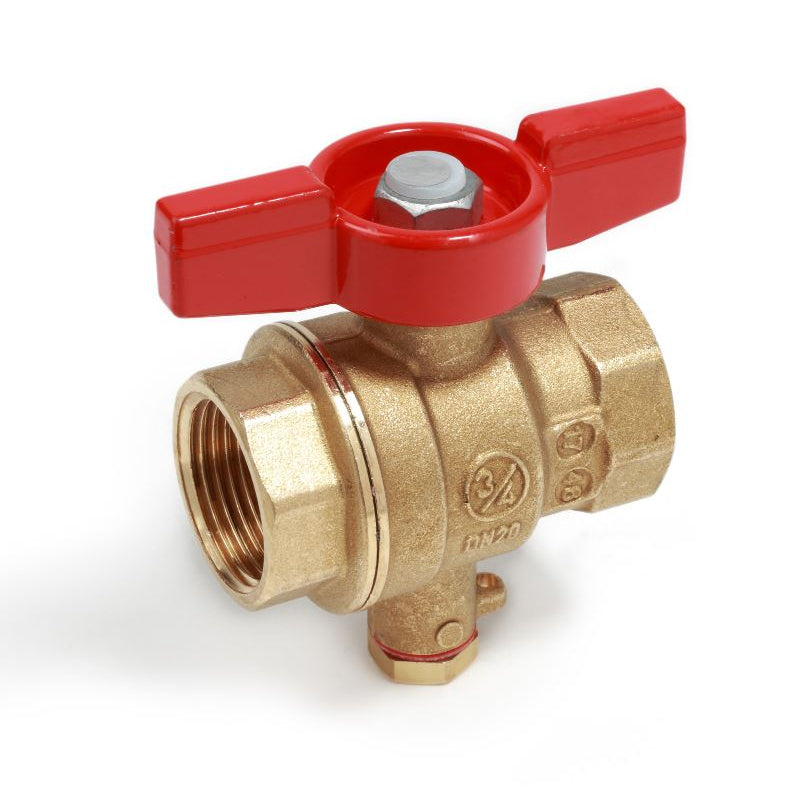 Փական գնդավոր թիթեռնիկ-բռնակով զոնդով ներքին պարուրակով 1" Giacomini-R851TY105