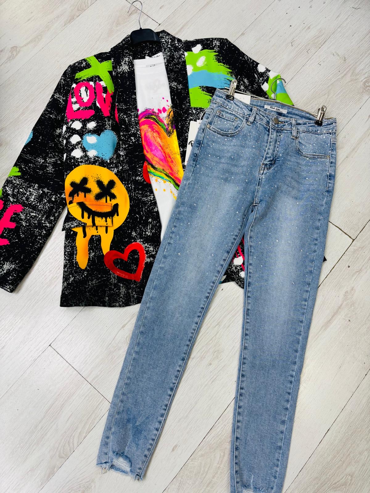 Set vestimentar urban colorat - current