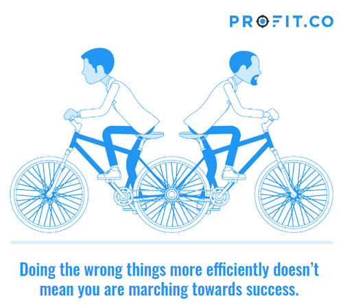 doing the wrong