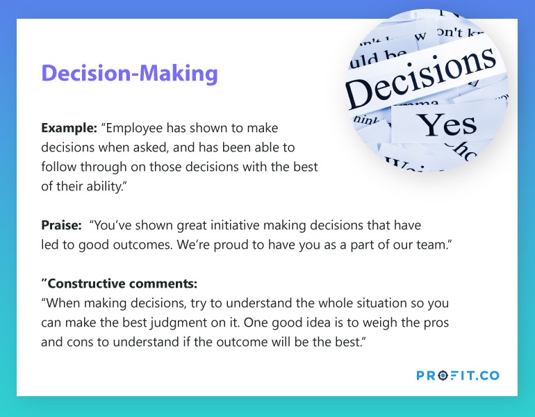 Decision-making
