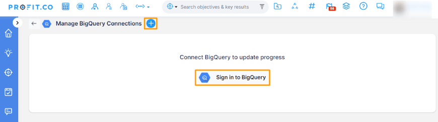 sign in to bigquery