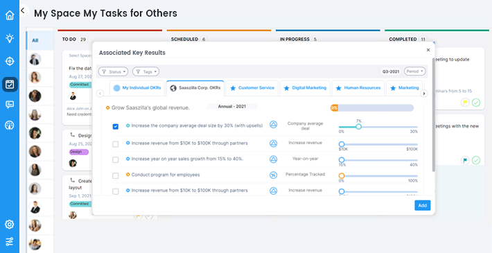 Associate Tasks