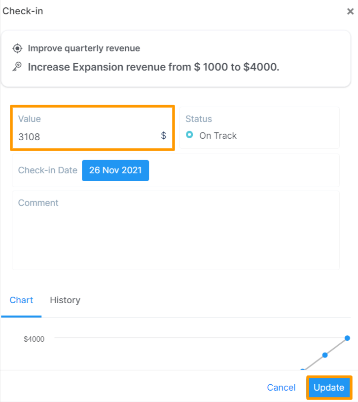 Key Result Creation