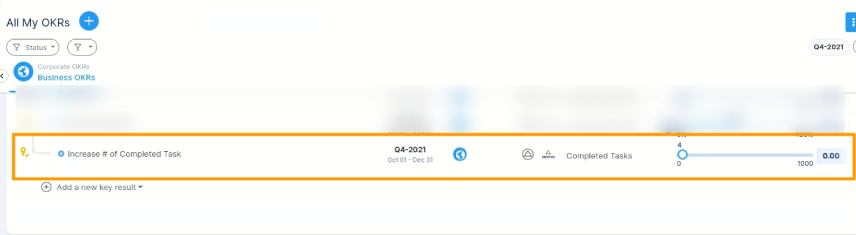 Checkin-Key-Result