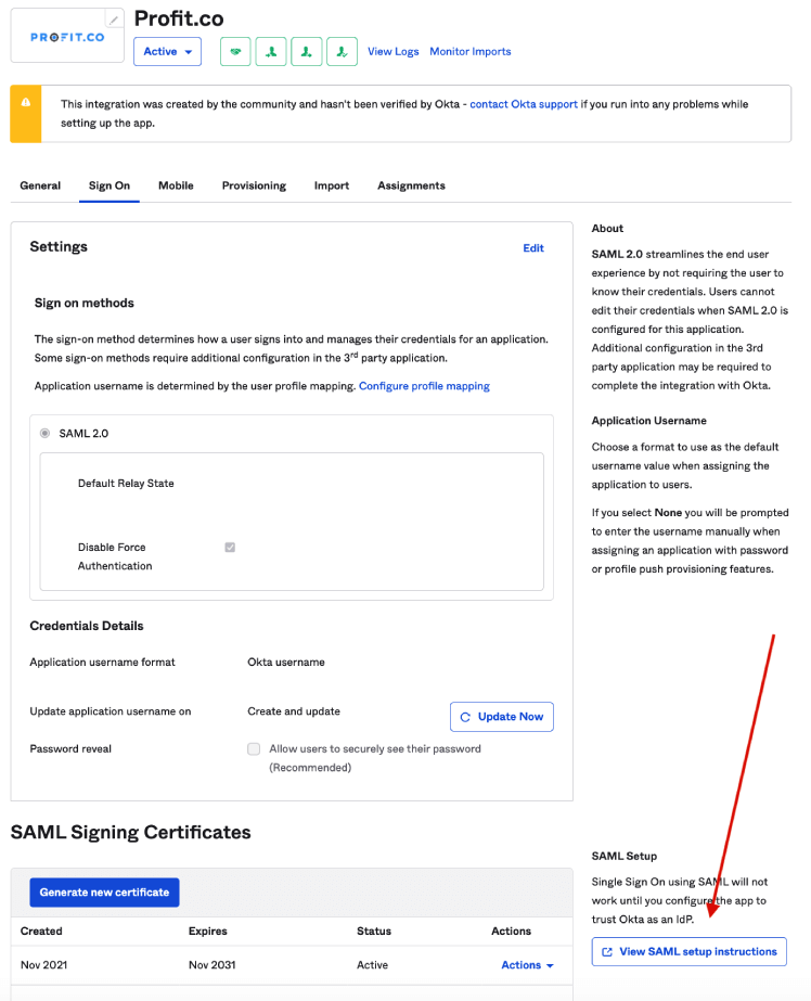 View Setup Instruction