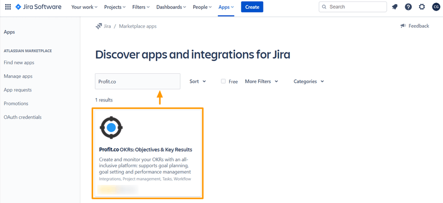 Discover apps and integrations for jira