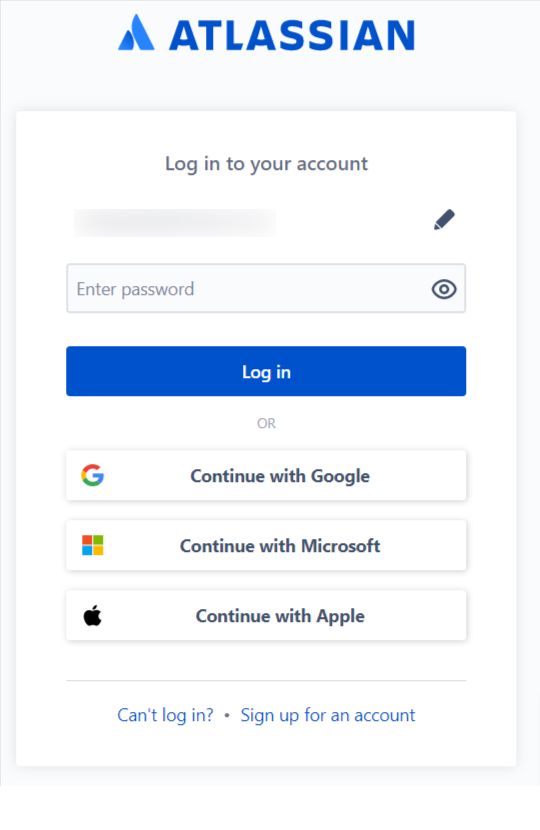 Jira login