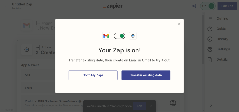 your-zap-on