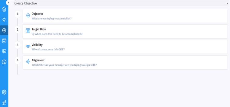 Create OKRs step-by-step method 