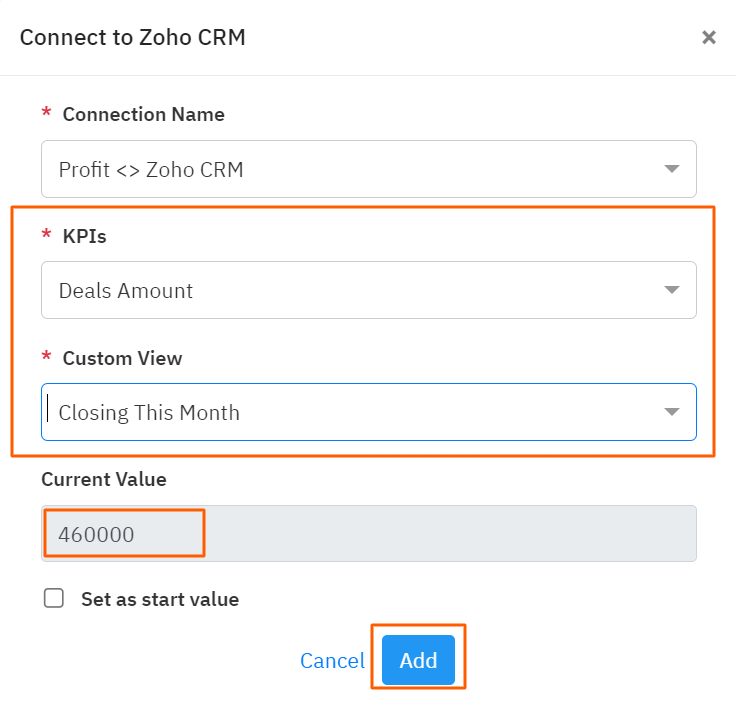 Connect to Zoho CRM