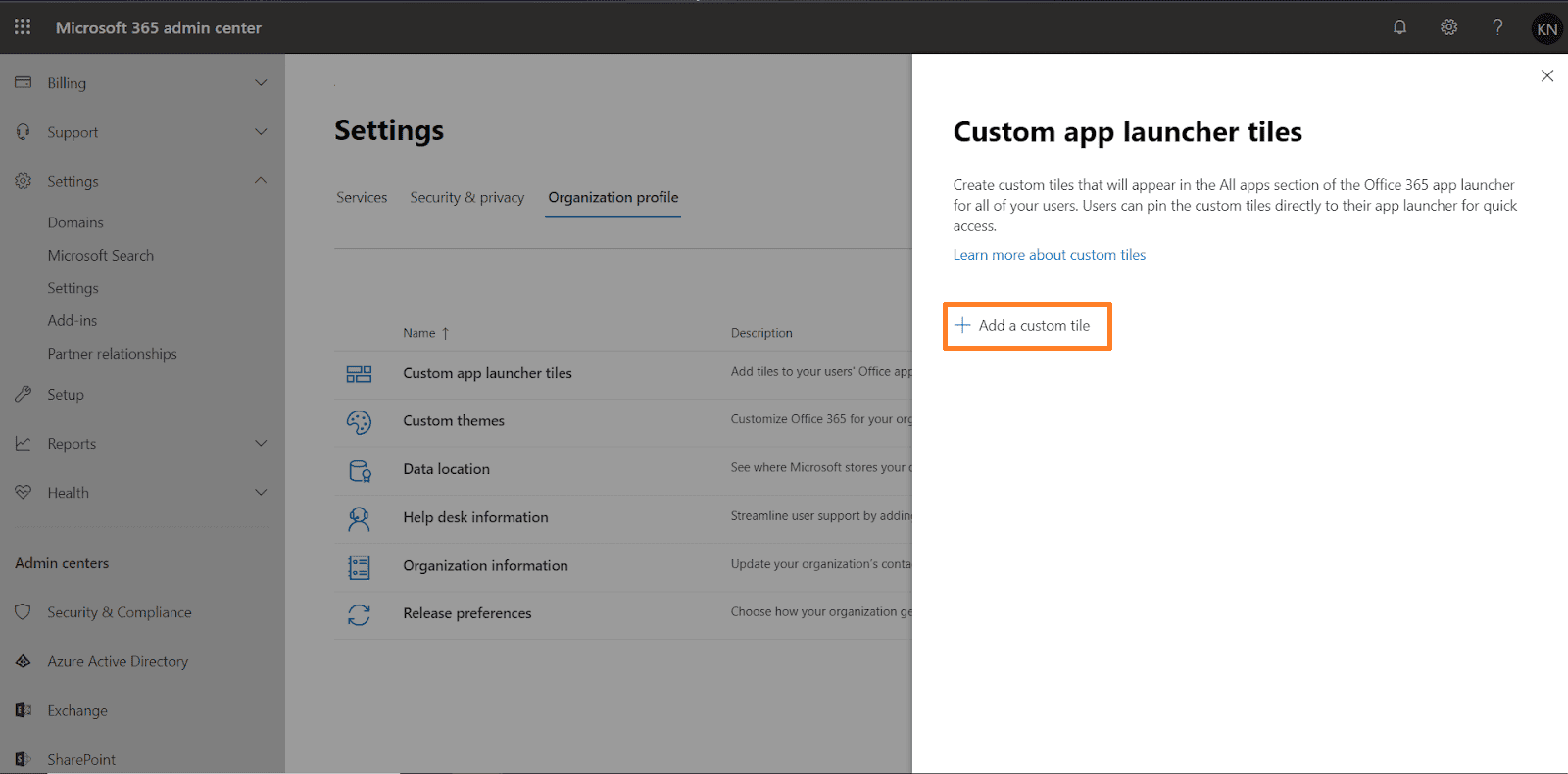 Add-custom-app-launcher-tile