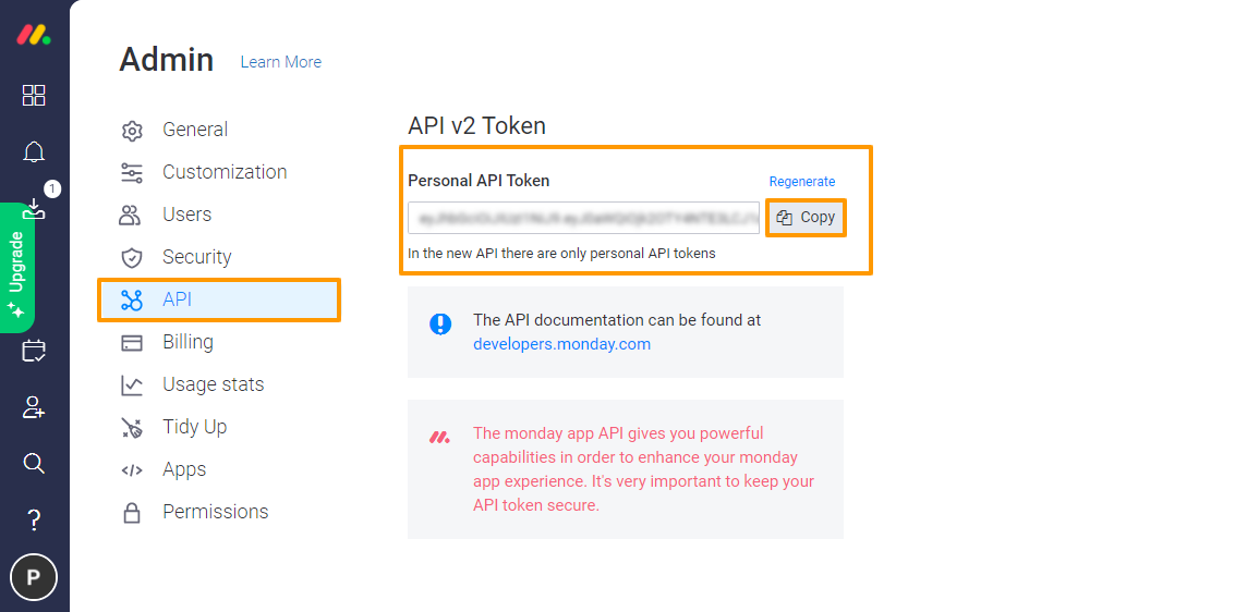 API
