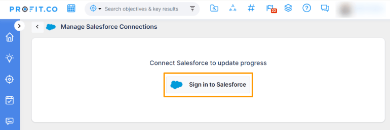 Sign-in Salesforce