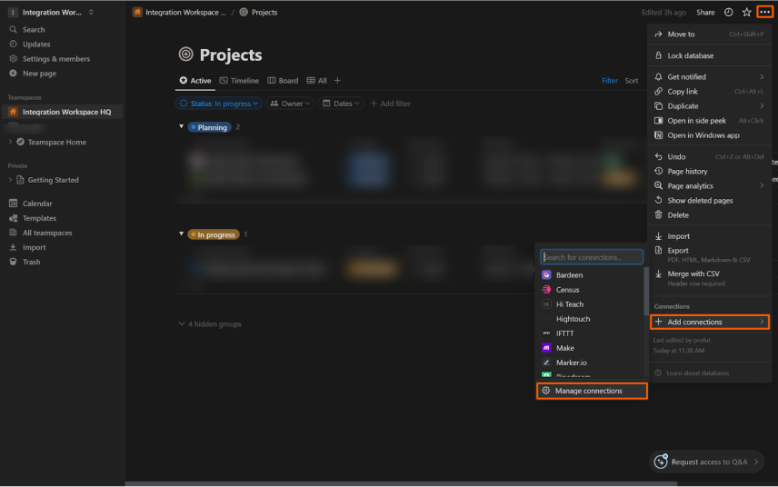 projects