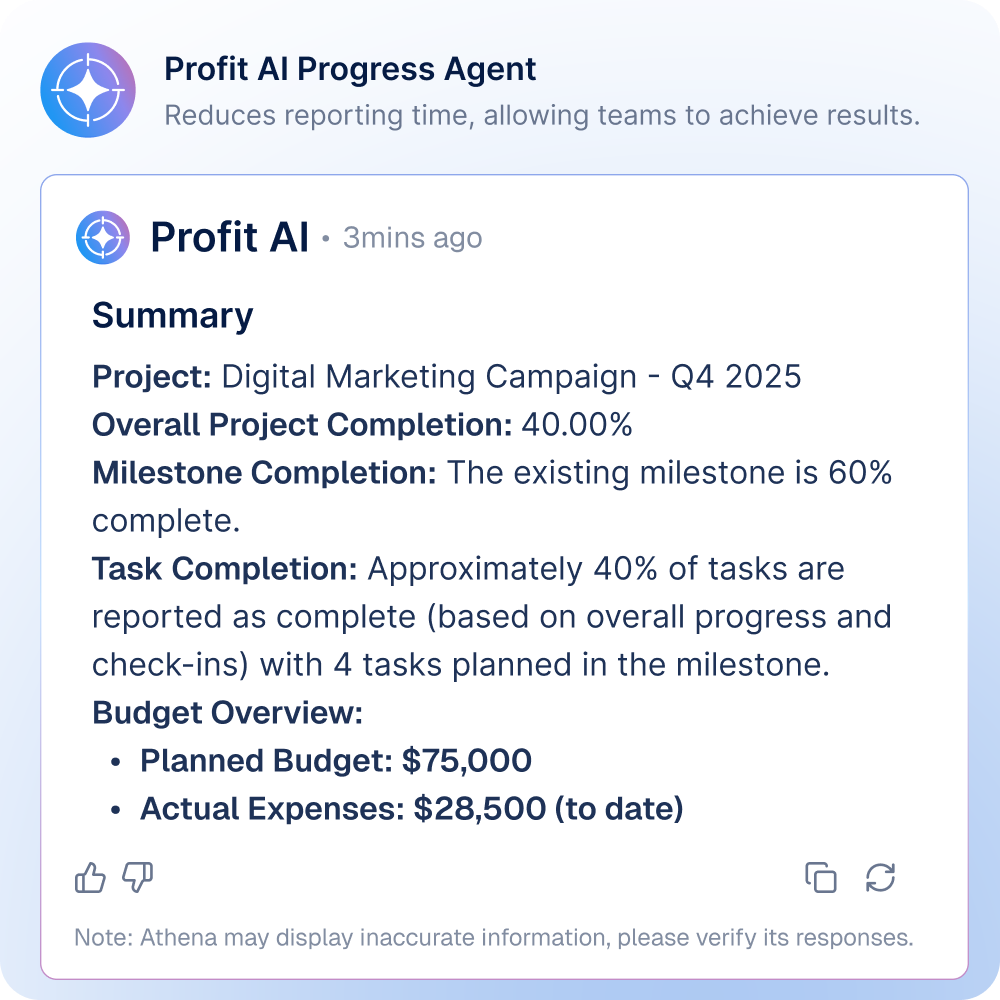 Project Status Agent