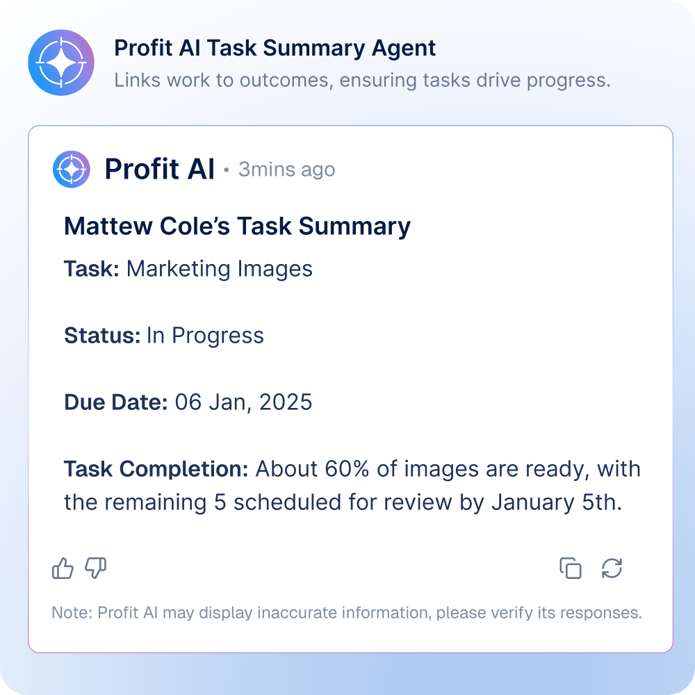 Tasks Summary Agent