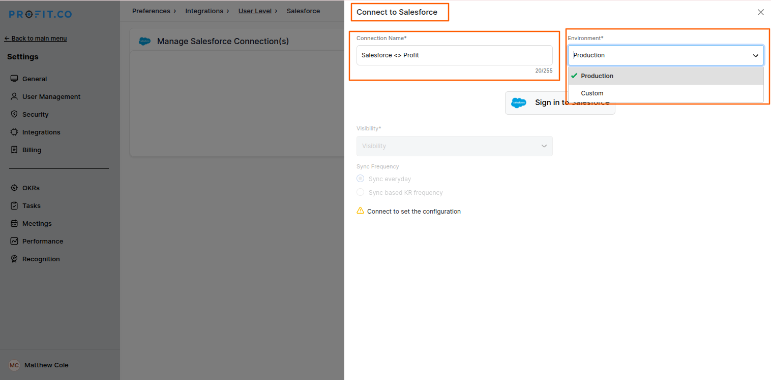 Salesforce login