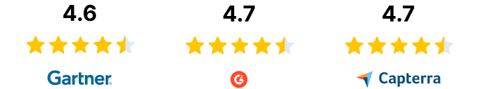 G2 ratings badge showing 4.7 out of 5 stars from 500+ reviews