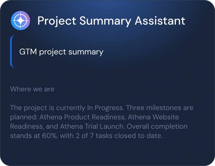 Project Status Agent