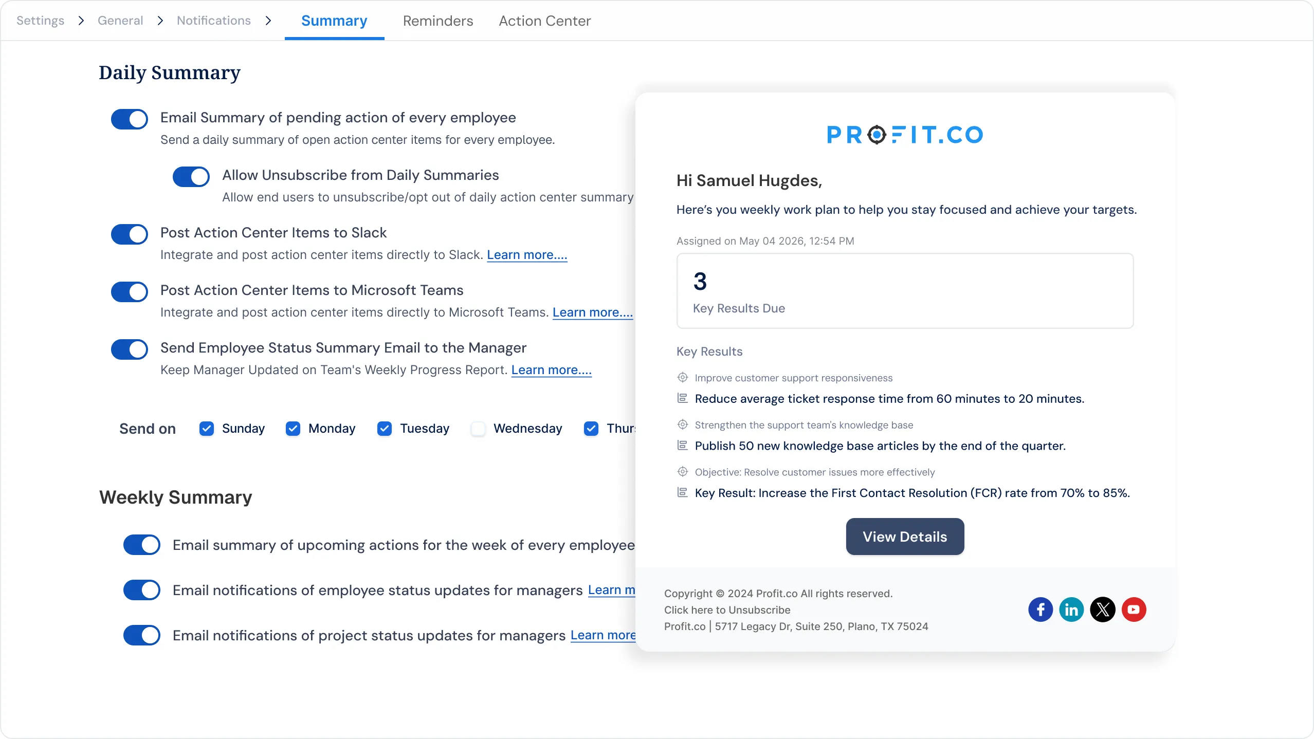 Profit.co OKR Management