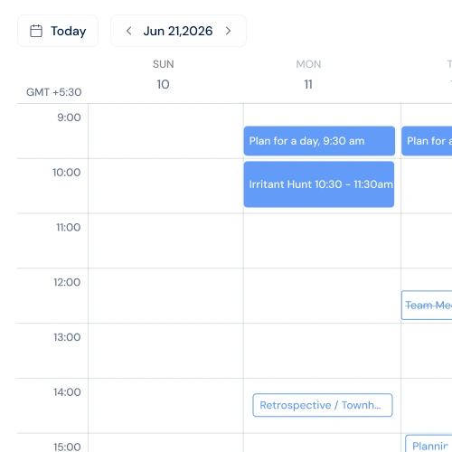 Project Portfolio Management interface in Profit.co — link active projects to Key Results
