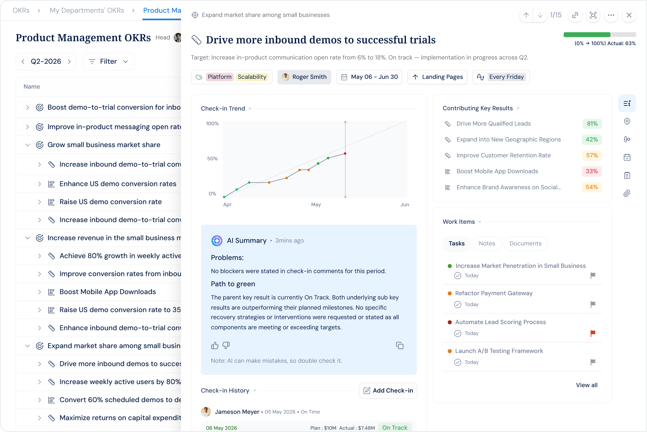 Profit.co OKR Management