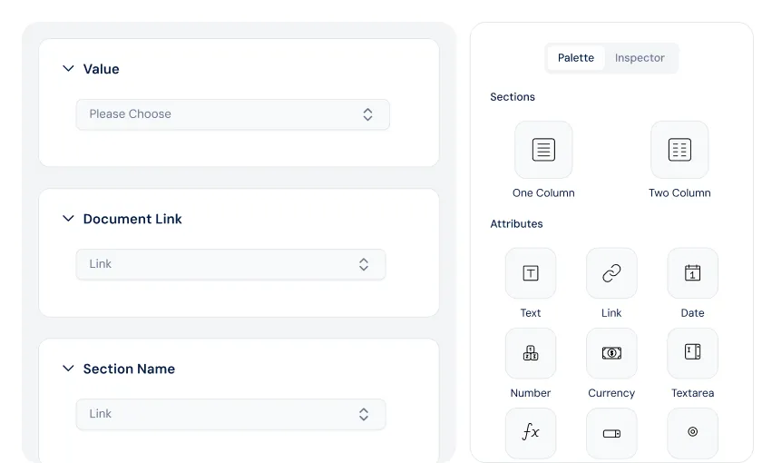 Design task fields once, apply them everywhere