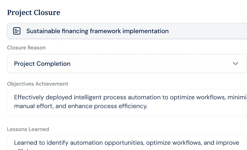 Close a Project Without Losing What You Learned - closure checklist with deliverables, budget reconciliation, and lessons learned fields