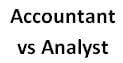 accountant vs analyst