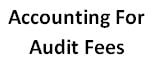 accounting for audit fees