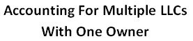 accounting for multiple llcs with one owner