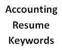 accounting resume keywords